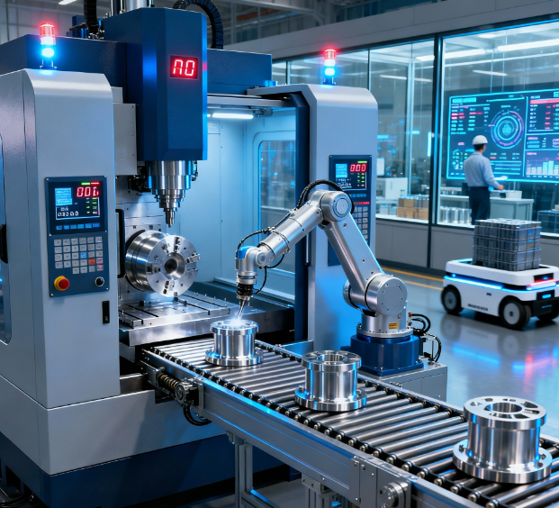 Paano Pagbutihin ang Production Line Automation gamit ang Horizontal Machining Centers?